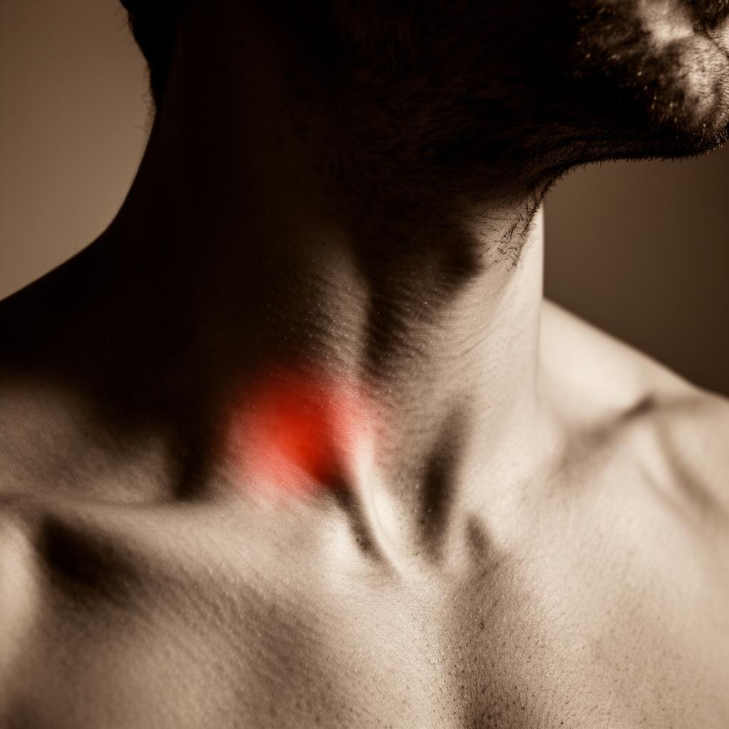 Close-up of pulse point — cardiovascular health