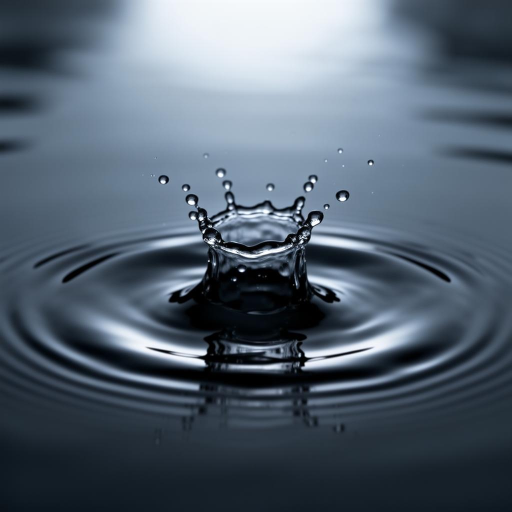 Water droplet impact crown — kidney function