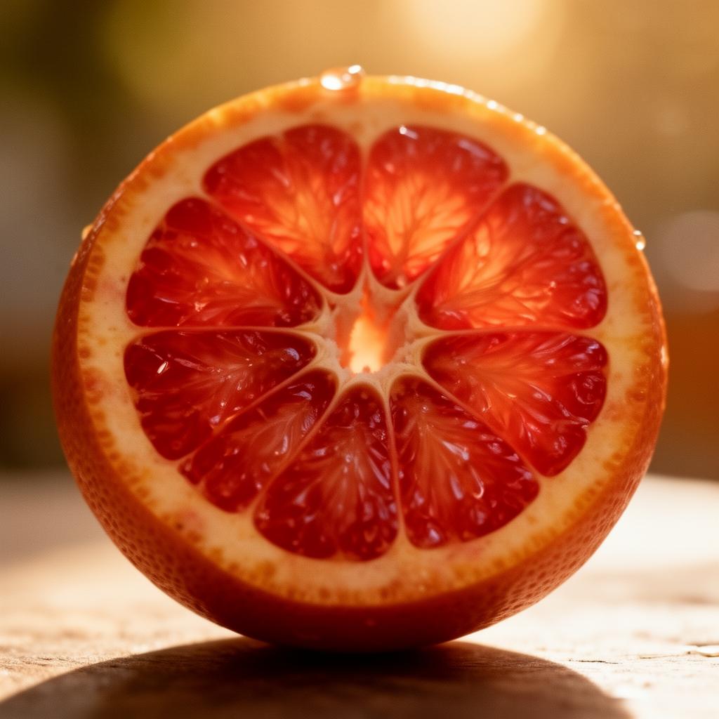 Blood orange cross-section — metabolism